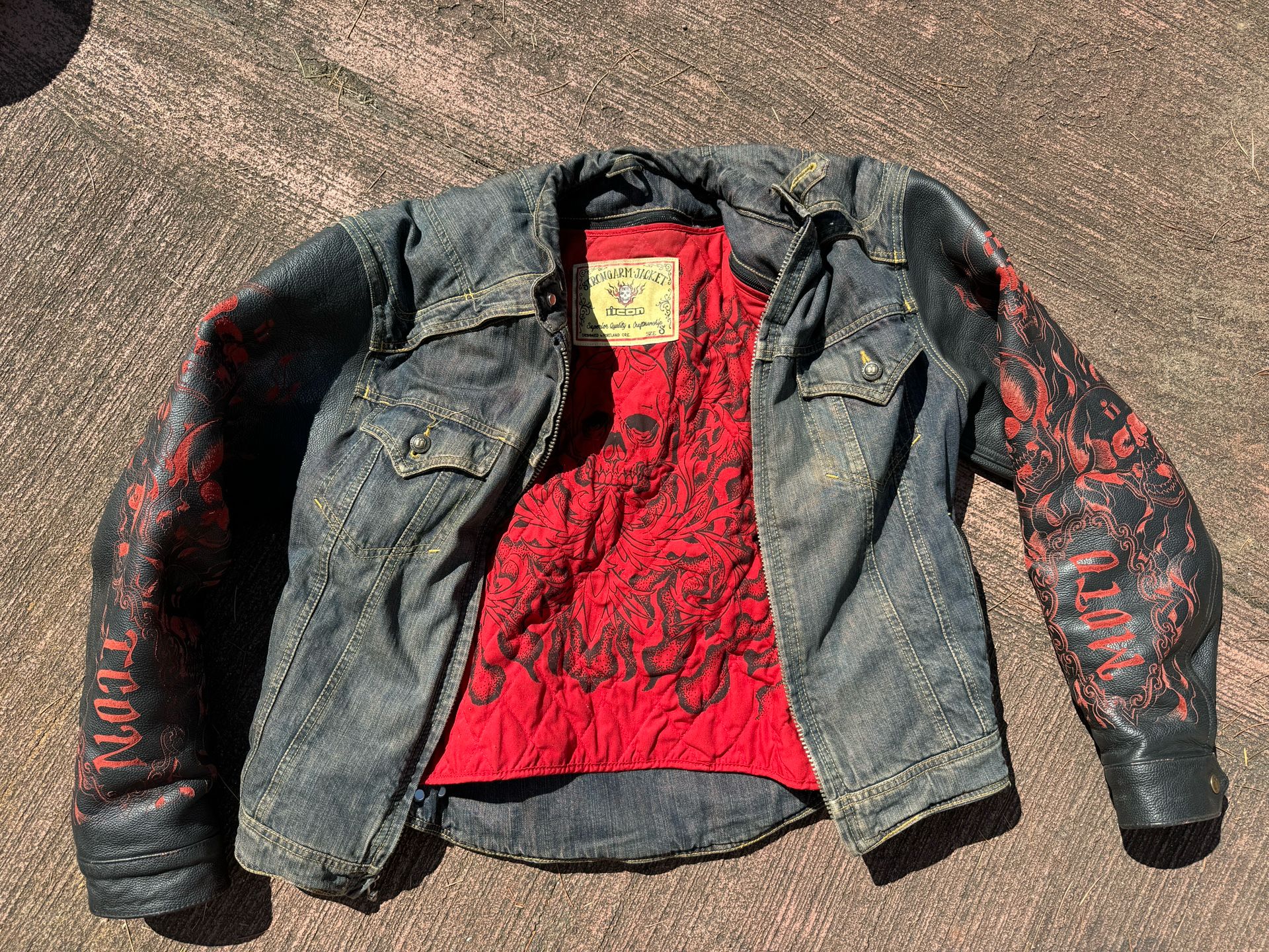 ICON Motorcycle Jacket Size S