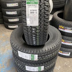 New Set Tires Size 265/70/17 KUMHO AT51