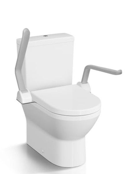 Toilet Safety Rails, Toilet Safety Frame with Foldable Arms