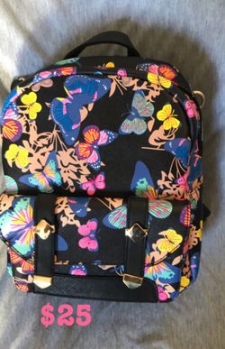 Butterfly Backpack Purse