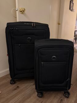 Delsey Paris Black Softside Luggage Set of 2