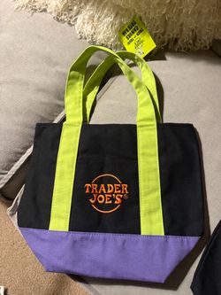 Trader Joe's Halloween Trick or Treat Canvas Tote Bag