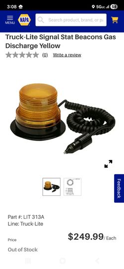 Truck-Lite Signal Stat Gas Discharge Beacon Yellow