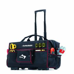 Husky 22” rolling tool bag