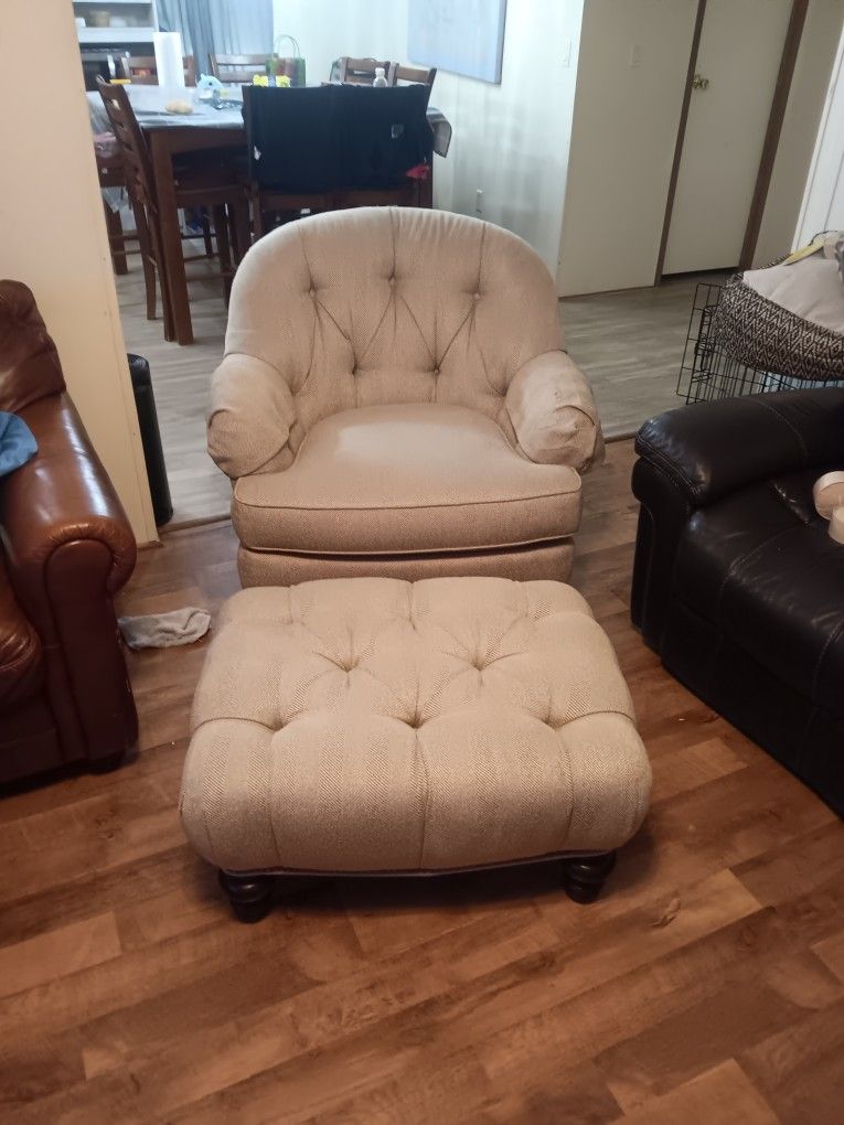 Chair And Ottoman 
