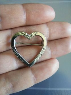 New Solid Sterling Silver Pendant or Brooch