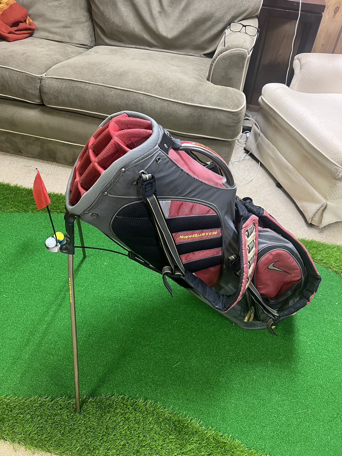 Red Nike Bag