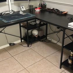 Black Office Desk