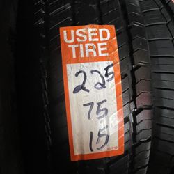 225/75/15 USED TIRE🛞$35 EACH‼️INSTALLATION INCLUDED ✅