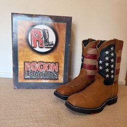 American Flag Cowboy Boots