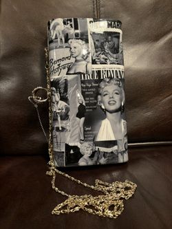  Marilyn Monroe Clutch l Shoulder Bag