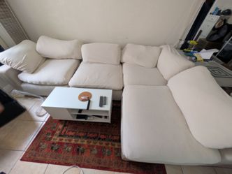 Cloud-like 4 piece Modular Couch | Cream