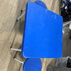 Folding Toddler Table And 2 Stools
