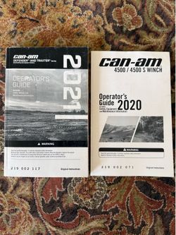 Can am defender manuals