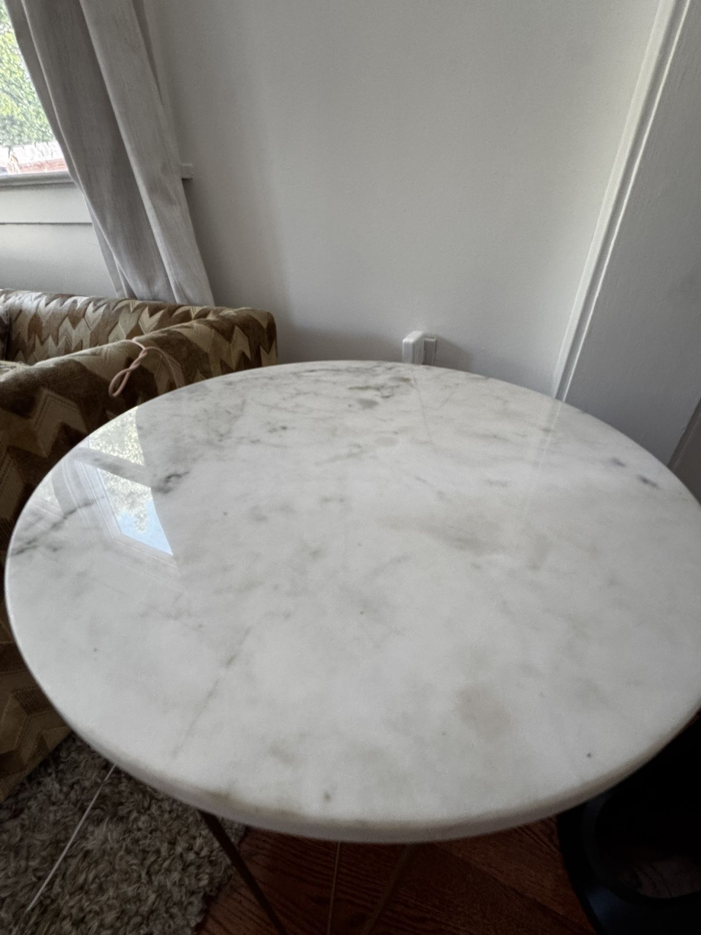 West Elm Marble End Table