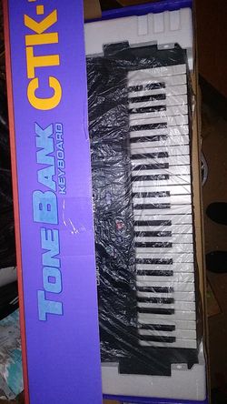 New Casio tone bank keyboard.