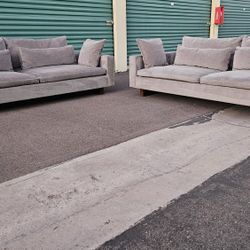 FREE DELIVERY!!! West Elm "Harmony"  EXTRA DEEP Sofa Set($5.3K Retail...60%+ OFF!!!)