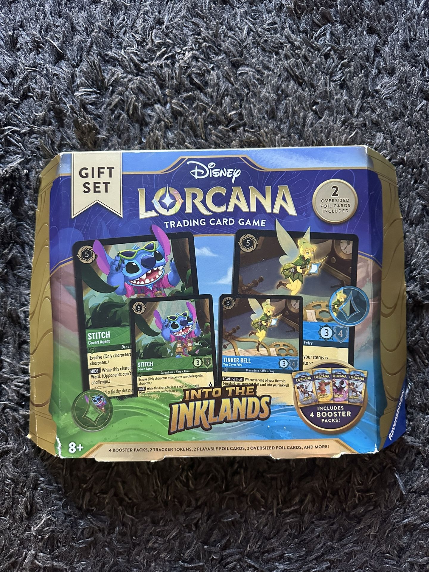 Disney Lorcana TCG: Into The Inklands Gift Set| Deluxe Collectible Set with Over 200 Art Pieces | Ultimate Game Experience for Ages 8+