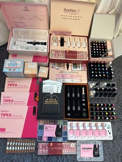 Huge Beetles Nail Bundle 💅 Mega Kit w/ Lamp, 100+ Colors, Tips, Builder Gel & Tools – Super Deal!
