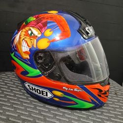 Shoei Jester Motorcycle Helmet Troy Lee Designs Size L Used READ 🏆
