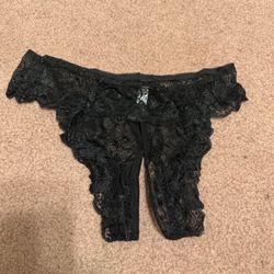 New Xxl Black Lace Panty Lingerie 