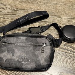 Camo Coach Men's Cross Bag