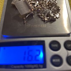 Cadena De Mujer De Plata