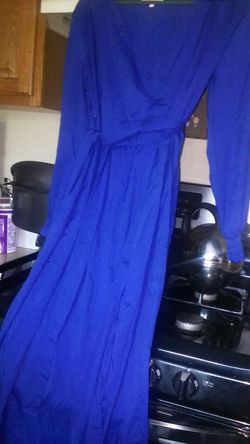 Blue dress