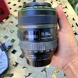 70 -300  Macro 1.4/4.6ft Canon Lens Macro