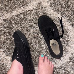 Used Vans- Dirty Barefoot Footprints