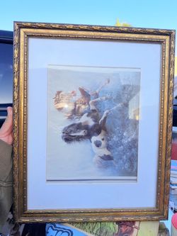 13x13 magazine horse picture framed , don’t have to keep but the frame is beautiful