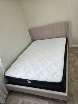 Beige Full bed...