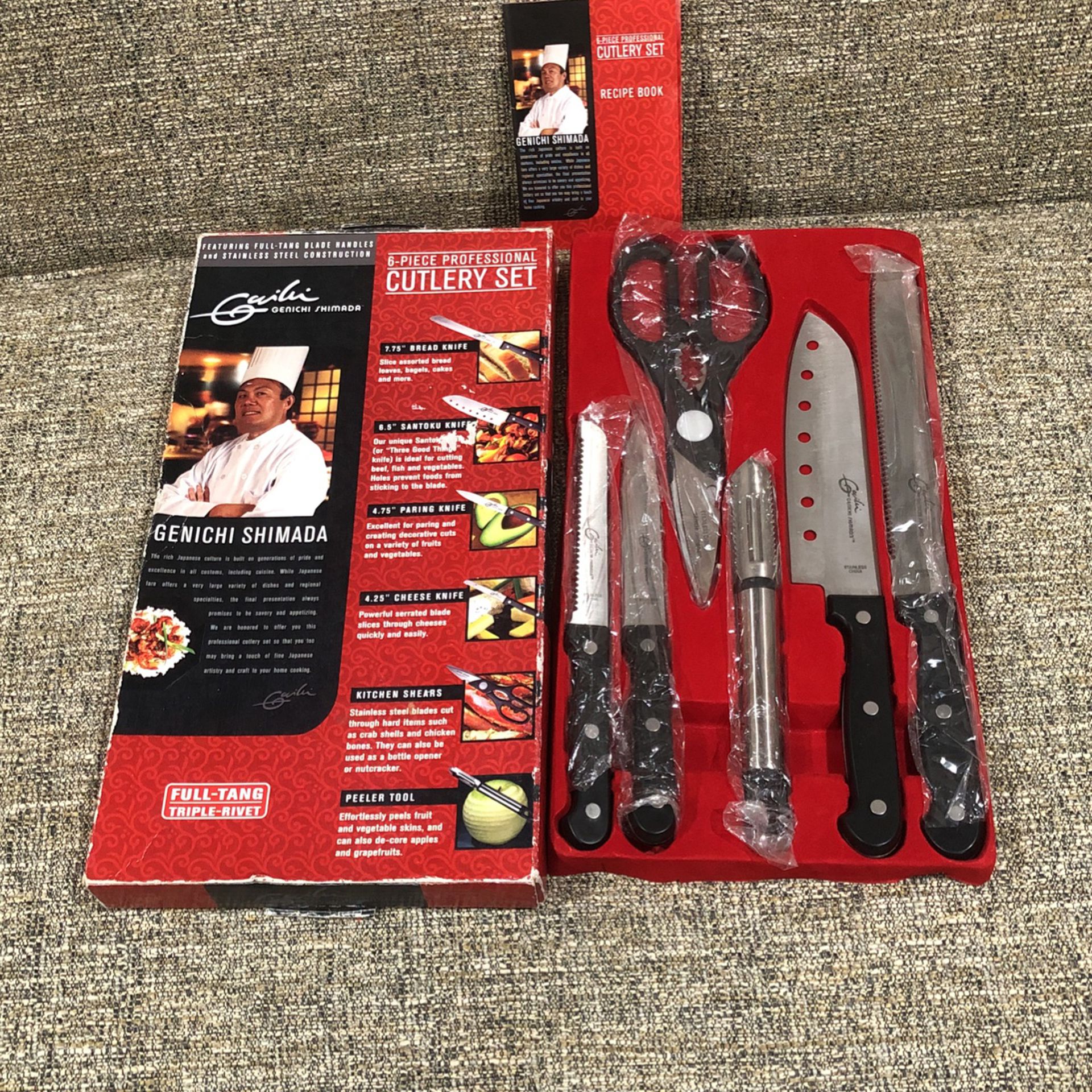 Vinta Genichi Shimada 6 Pc Professional Cutlery Set 