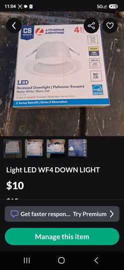 Lithonia Lighting 4-Inch LED Recessed Downlight