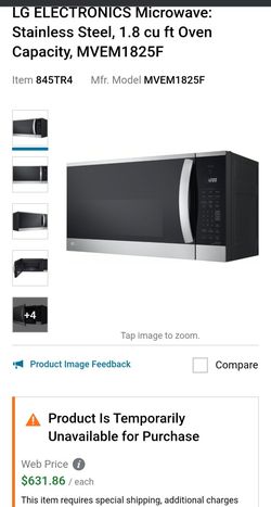LG Over The Range Thinq Mircowave