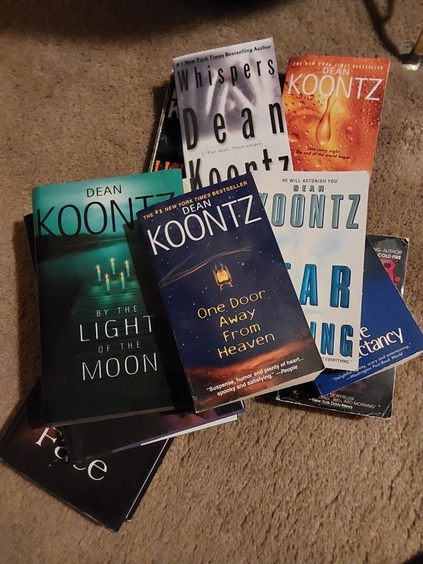 Dean Koontz, Best Seller Novels 📚📚 SEE DESCRIPTION 