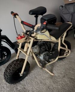 minibike frame and tires Electric scooter in minibike frame