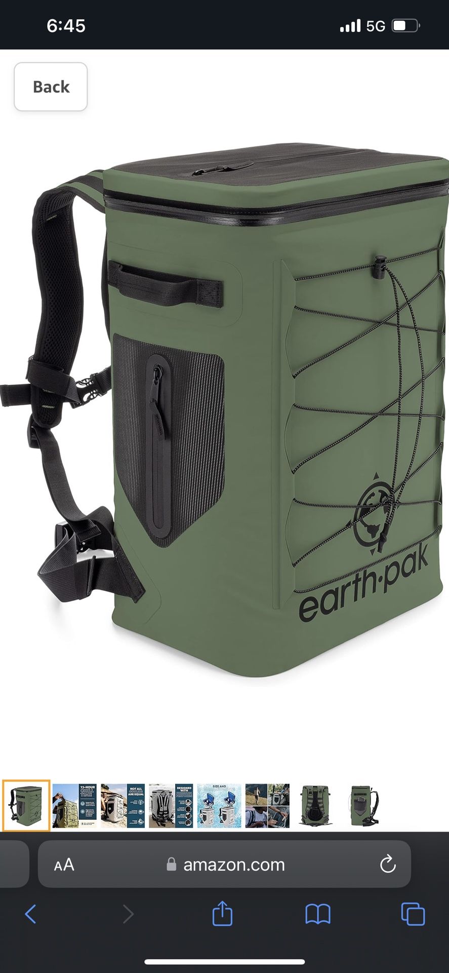 Earth Pak Backpack Cooler