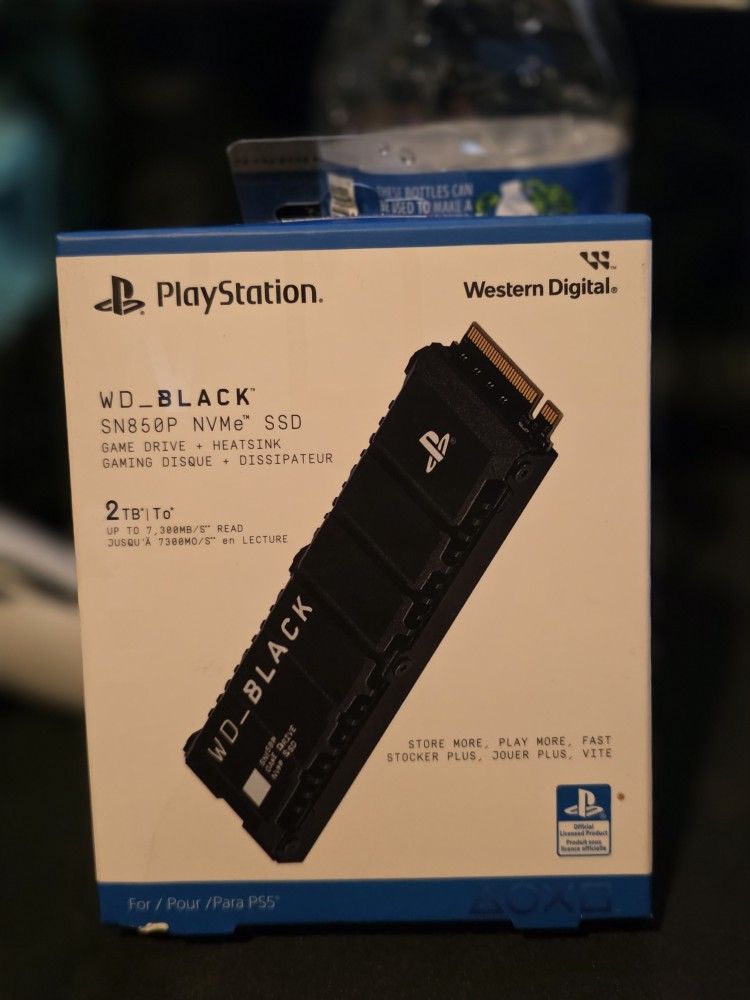 🔥 WD_BLACK SN850P 2TB NVMe SSD w/ Heatsink for PS5 – Fast & Ready! 🔥
