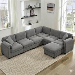 Sectional Sofa (Ottoman Included) 