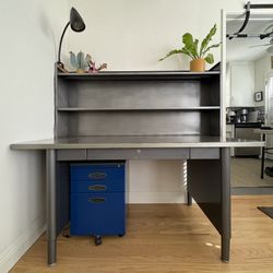 Vintage McDowell & Craig Steel Tanker Desk