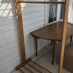 Wooden Garment Rack