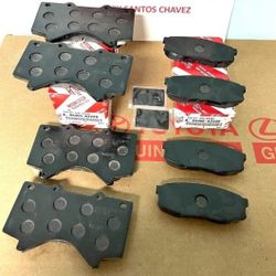 2007-2021 Toyota Tundra Front & Rear Brake Pad Set GENUINE OEM