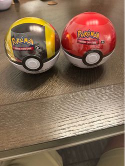Pokemon Pokeball Tins (3 packs per tin $30 each)