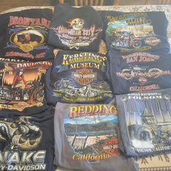 Harley Davidson T shirts   XL
