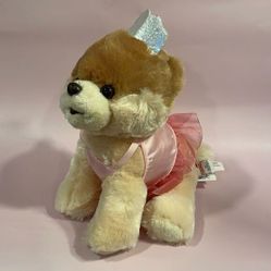 GUND Boo World’s Cutest Dog Plush Ballerina Stuffed Animal Toy Excellent Cond… 