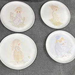 Precious Moments Four Seasons Series Plates