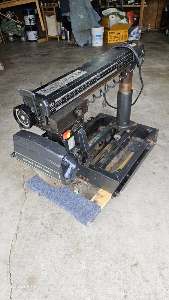 Radial Arm Saw Craftsman 10"