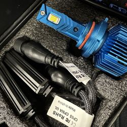 6000k Glacier White LED Headlight And 3000k Jdm Yellow LEDs Fog Lights 