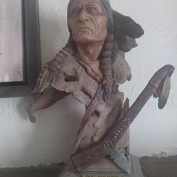 American Indian statue